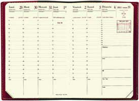 Affaires Prestige Diary Refill (FRENCH) 2026