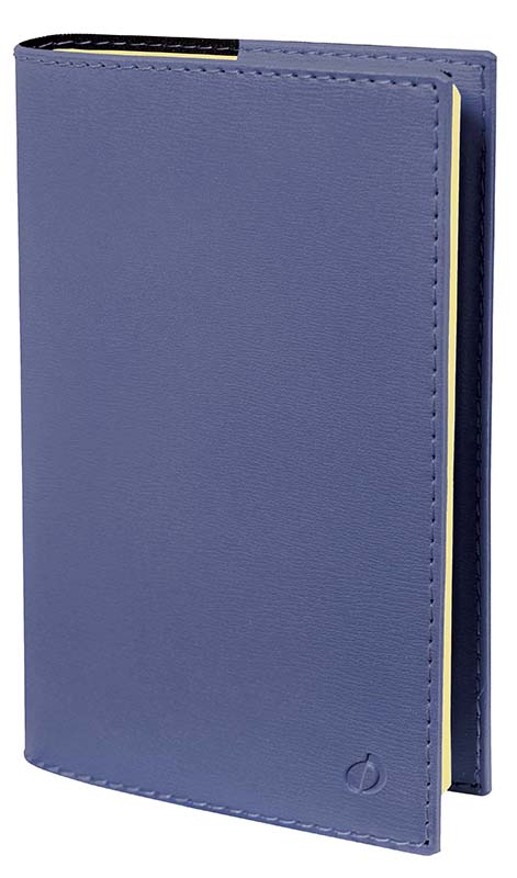 Quo Vadis 2024 Trinote - Weekly/Monthly Planner - 13 Months, Dec. to Dec. -  7 x 9 3/8 - Smooth Faux Leather Soho Steel Blue - Productivity