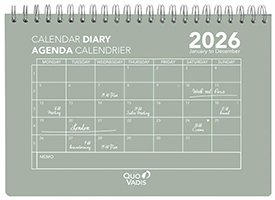 Calendar Diary Oslo 2026 - NEW COLOUR