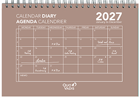 Calendar Diary Oslo 2027 - NEW COLOUR