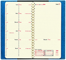 Italnote S Diary Refill Section (FRENCH) 2023