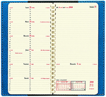 Italnote S Diary Refill Section (FRENCH) 2026