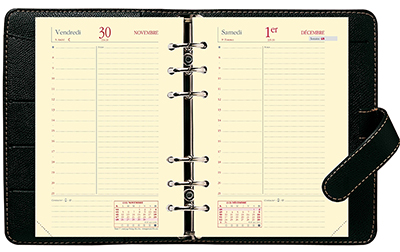 Timer 17 PRESTIGE One Day to a Page Refill (FRENCH) 2026