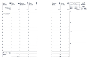 University ENGLISH/FRENCH Refill Options 2026-27 NEW