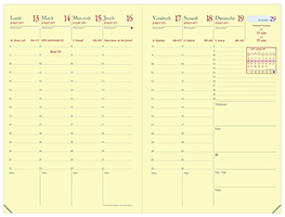 Universitaire Prestige Diary Refill (FRENCH) 2025-26