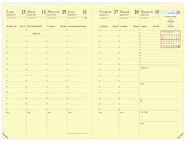 Universitaire Prestige Diary Refill (FRENCH) 2023-24